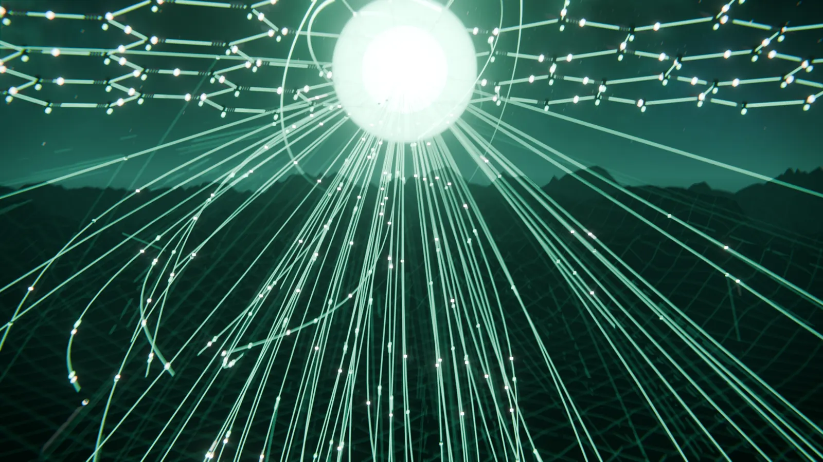 Links fanning out from a glowing Wendy Cloud orb to a constellation of devices