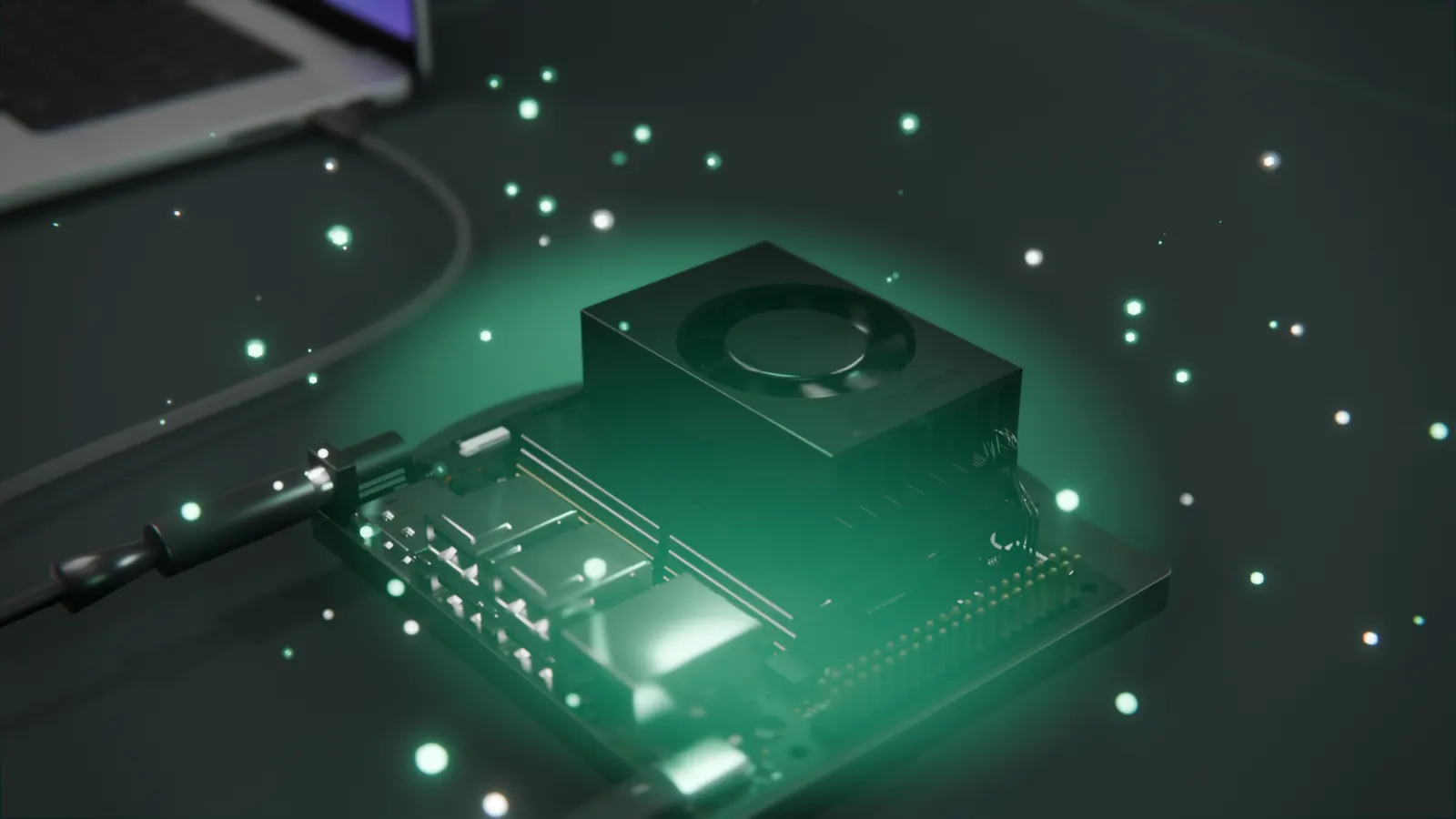 Data arriving at an NVIDIA Jetson over a USB-C cable from a laptop